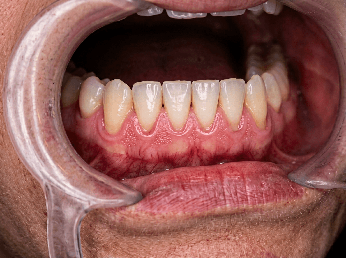 After dental implant placement
