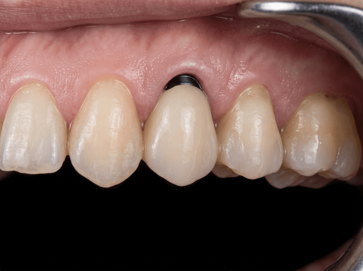 After gum grafting