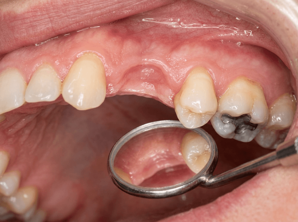 Before gum grafting